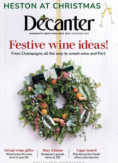 Titelbild der Ausgabe 12/2025 von Decanter. Diese Zeitschrift und viele weitere Gartenzeitschriften und Wohnzeitschriften als Abo oder epaper bei United Kiosk online kaufen.