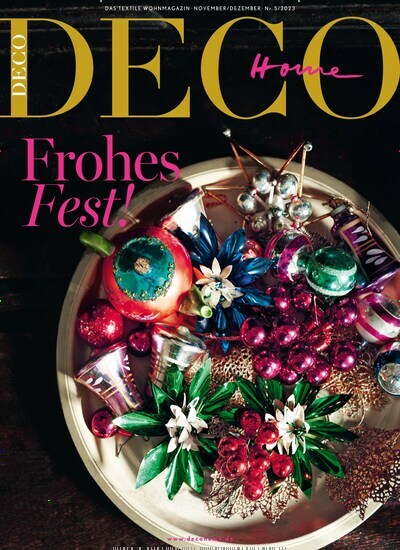 Titelbild der Ausgabe 5/2023 von DECO HOME. Diese Zeitschrift und viele weitere Gartenzeitschriften und Wohnzeitschriften als Abo oder epaper bei United Kiosk online kaufen.