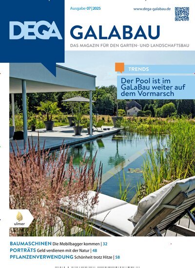 Titelbild der Ausgabe 7/2025 von Dega Galabau. Diese Zeitschrift und viele weitere Naturzeitschriften, Landwirtschaftszeitungen und Umweltmagazine als Abo oder epaper bei United Kiosk online kaufen.