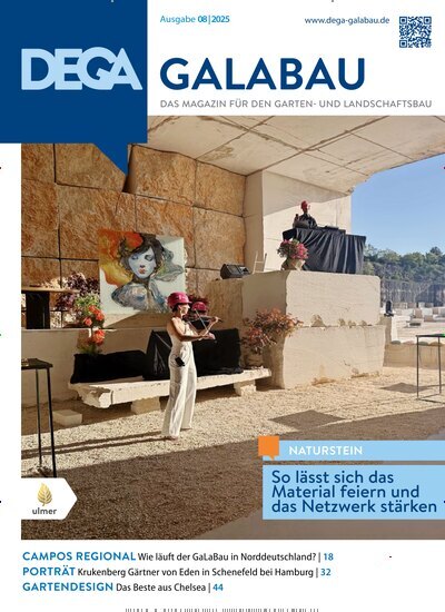 Titelbild der Ausgabe 8/2025 von Dega Galabau. Diese Zeitschrift und viele weitere Naturzeitschriften, Landwirtschaftszeitungen und Umweltmagazine als Abo oder epaper bei United Kiosk online kaufen.