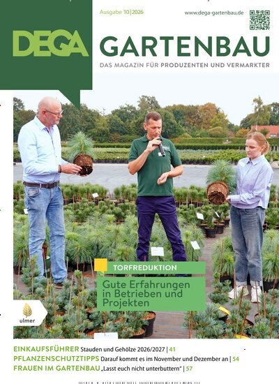 Titelbild der Ausgabe 10/2026 von Dega Gartenbau. Diese Zeitschrift und viele weitere Naturzeitschriften, Landwirtschaftszeitungen und Umweltmagazine als Abo oder epaper bei United Kiosk online kaufen.