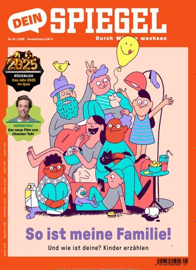 Titelbild der Ausgabe 1/2026 von Dein Spiegel. Diese Zeitschrift und viele weitere Jugendzeitschriften und Kinderzeitschriften als Abo oder epaper bei United Kiosk online kaufen.