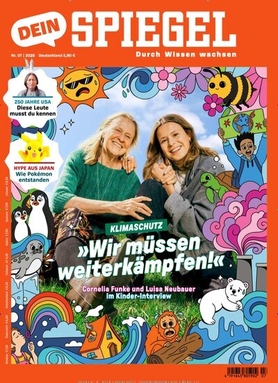 Titelbild der Ausgabe 7/2026 von Dein Spiegel. Diese Zeitschrift und viele weitere Jugendzeitschriften und Kinderzeitschriften als Abo oder epaper bei United Kiosk online kaufen.
