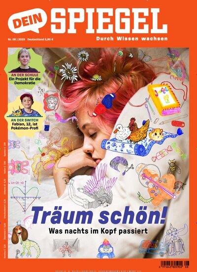 Titelbild der Ausgabe 8/2025 von Dein Spiegel. Diese Zeitschrift und viele weitere Jugendzeitschriften und Kinderzeitschriften als Abo oder epaper bei United Kiosk online kaufen.