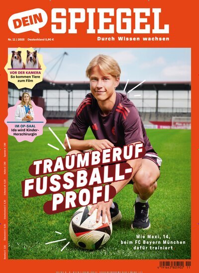 Titelbild der Ausgabe 11/2025 von Dein Spiegel. Diese Zeitschrift und viele weitere Jugendzeitschriften und Kinderzeitschriften als Abo oder epaper bei United Kiosk online kaufen.