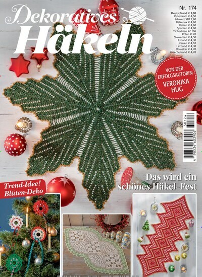 Titelbild der Ausgabe 174/2023 von Dekoratives Häkeln. Diese Zeitschrift und viele weitere Modemagazine und DIY-Magazine als Abo oder epaper bei United Kiosk online kaufen.