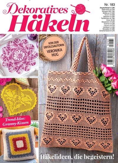Titelbild der Ausgabe 183/2025 von Dekoratives Häkeln. Diese Zeitschrift und viele weitere Modemagazine und DIY-Magazine als Abo oder epaper bei United Kiosk online kaufen.