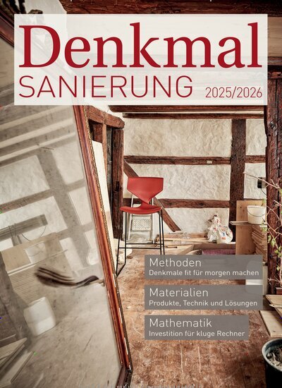 Titelbild der Ausgabe 1/2025 von Denkmalsanierung. Diese Zeitschrift und viele weitere Gartenzeitschriften und Wohnzeitschriften als Abo oder epaper bei United Kiosk online kaufen.