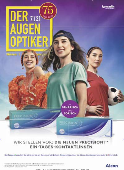 Titelbild der Ausgabe 7/2021 von Der Augenoptiker. Diese Zeitschrift und viele weitere Gastronomiezeitschriften, Fashionmagazine, Beautymagazine als Abo oder epaper bei United Kiosk online kaufen.