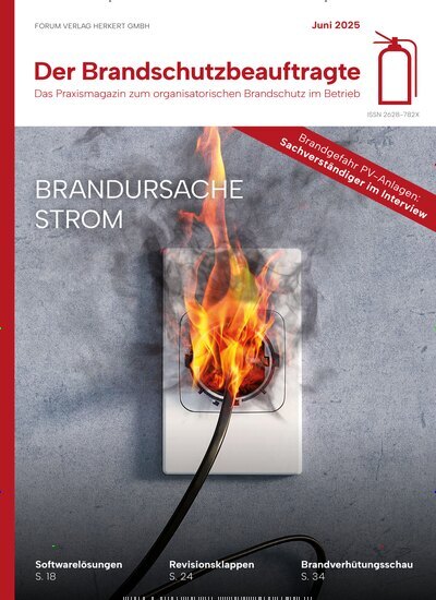 Titelbild der Ausgabe 4/2025 von Der Brandschutzbeauftragte. Diese Zeitschrift und viele weitere Jurazeitschriften und Zeitschriften für Verwaltung als Abo oder epaper bei United Kiosk online kaufen.