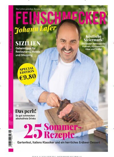 Titelbild der Ausgabe 1/2025 von Der Feinschmecker Sonderheft. Diese Zeitschrift und viele weitere Kochzeitschriften und Backzeitschriften als Abo oder epaper bei United Kiosk online kaufen.