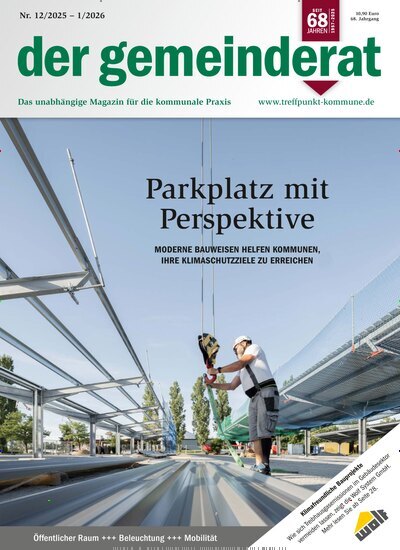 Titelbild der Ausgabe 1/2026 von der gemeinderat. Diese Zeitschrift und viele weitere Jurazeitschriften und Zeitschriften für Verwaltung als Abo oder epaper bei United Kiosk online kaufen.
