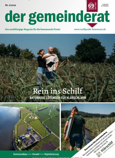 Titelbild der Ausgabe 6/2026 von der gemeinderat. Diese Zeitschrift und viele weitere Jurazeitschriften und Zeitschriften für Verwaltung als Abo oder epaper bei United Kiosk online kaufen.