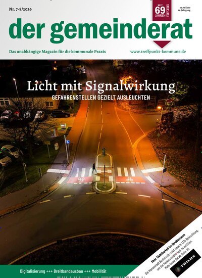 Titelbild der Ausgabe 7/2026 von der gemeinderat. Diese Zeitschrift und viele weitere Jurazeitschriften und Zeitschriften für Verwaltung als Abo oder epaper bei United Kiosk online kaufen.