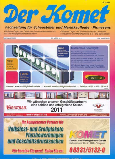 Titelbild der Ausgabe 23/2023 von Der Komet. Diese Zeitschrift und viele weitere Freizeit-Fachmagazine und Hobby-Fachzeitschriften als Abo oder epaper bei United Kiosk online kaufen.