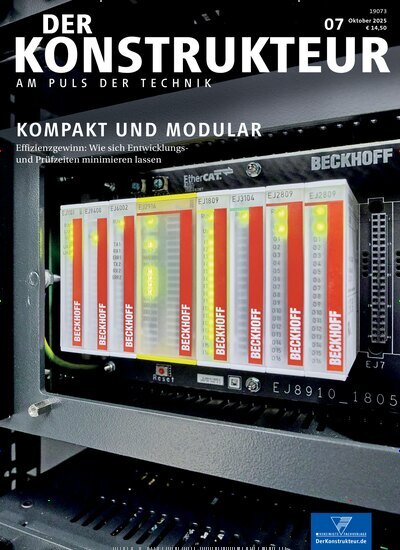 Titelbild der Ausgabe 7/2025 von Der Konstrukteur. Diese Zeitschrift und viele weitere Industriemagazine und Handwerkmagazine als Abo oder epaper bei United Kiosk online kaufen.