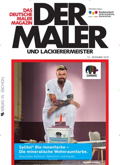 Titelbild der Ausgabe 2/2019 von Der Maler- und Lackierermeister. Diese Zeitschrift und viele weitere Architekturzeitschriften und Bauzeitschriften als Abo oder epaper bei United Kiosk online kaufen.