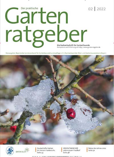 Titelbild der Ausgabe 2/2022 von Der praktische Gartenratgeber. Diese Zeitschrift und viele weitere Gartenzeitschriften und Wohnzeitschriften als Abo oder epaper bei United Kiosk online kaufen.