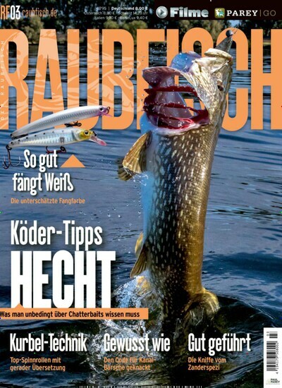 Titelbild der Ausgabe 3/2023 von Der Raubfisch (Angeln). Diese Zeitschrift und viele weitere Sportmagazine als Abo oder epaper bei United Kiosk online kaufen.