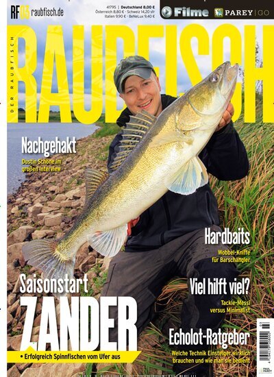 Titelbild der Ausgabe 3/2025 von Der Raubfisch (Angeln). Diese Zeitschrift und viele weitere Sportmagazine als Abo oder epaper bei United Kiosk online kaufen.