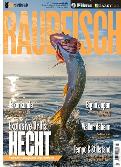 Titelbild der Ausgabe 4/2025 von Der Raubfisch (Angeln). Diese Zeitschrift und viele weitere Sportmagazine als Abo oder epaper bei United Kiosk online kaufen.
