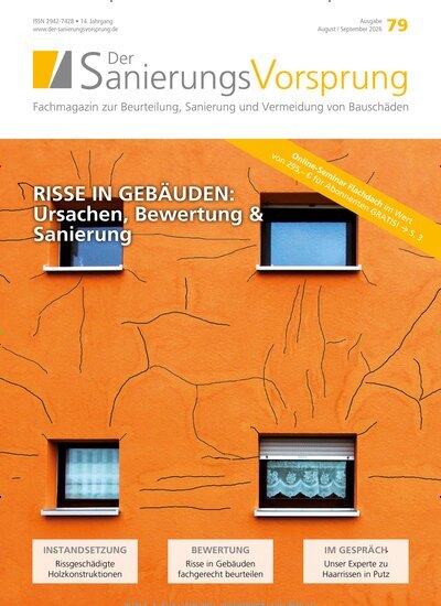 Titelbild der Ausgabe 4/2026 von Der SanierungsVorsprung. Diese Zeitschrift und viele weitere Architekturzeitschriften und Bauzeitschriften als Abo oder epaper bei United Kiosk online kaufen.