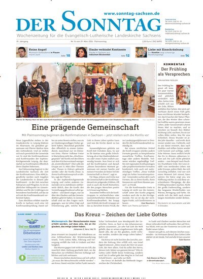 Titelbild der Ausgabe 14/2026 von Der Sonntag. Diese Zeitschrift und viele weitere Kunstmagazine und Kulturmagazine als Abo oder epaper bei United Kiosk online kaufen.