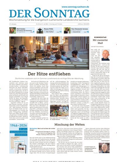 Titelbild der Ausgabe 28/2026 von Der Sonntag. Diese Zeitschrift und viele weitere Kunstmagazine und Kulturmagazine als Abo oder epaper bei United Kiosk online kaufen.