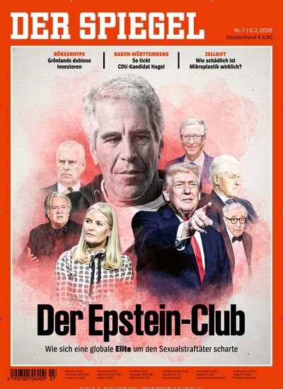 Titelbild der Ausgabe 7/2026 von Der Spiegel. Diese Zeitschrift und viele weitere Wirtschaftsmagazine und Politikmagazine als Abo oder epaper bei United Kiosk online kaufen.