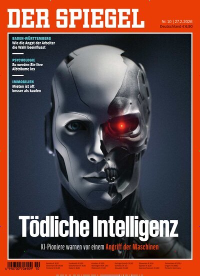 Titelbild der Ausgabe 10/2026 von Der Spiegel. Diese Zeitschrift und viele weitere Wirtschaftsmagazine und Politikmagazine als Abo oder epaper bei United Kiosk online kaufen.