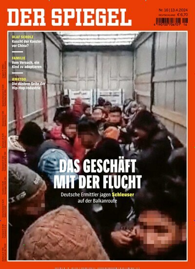 Titelbild der Ausgabe 16/2024 von Der Spiegel. Diese Zeitschrift und viele weitere Wirtschaftsmagazine und Politikmagazine als Abo oder epaper bei United Kiosk online kaufen.