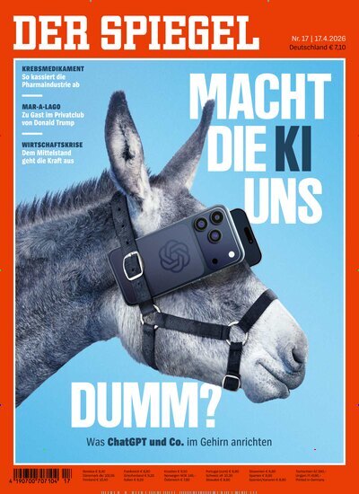 Titelbild der Ausgabe 17/2026 von Der Spiegel. Diese Zeitschrift und viele weitere Wirtschaftsmagazine und Politikmagazine als Abo oder epaper bei United Kiosk online kaufen.