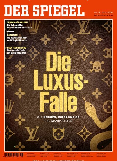 Titelbild der Ausgabe 18/2026 von Der Spiegel. Diese Zeitschrift und viele weitere Wirtschaftsmagazine und Politikmagazine als Abo oder epaper bei United Kiosk online kaufen.