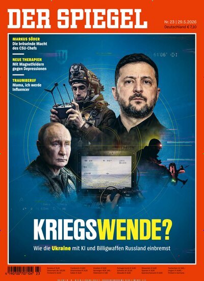 Titelbild der Ausgabe 23/2026 von Der Spiegel. Diese Zeitschrift und viele weitere Wirtschaftsmagazine und Politikmagazine als Abo oder epaper bei United Kiosk online kaufen.
