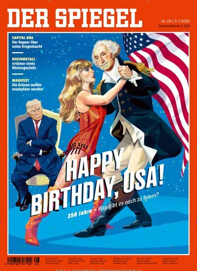 Titelbild der Ausgabe 28/2026 von Der Spiegel. Diese Zeitschrift und viele weitere Wirtschaftsmagazine und Politikmagazine als Abo oder epaper bei United Kiosk online kaufen.