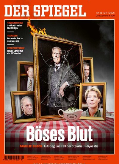 Titelbild der Ausgabe 31/2026 von Der Spiegel. Diese Zeitschrift und viele weitere Wirtschaftsmagazine und Politikmagazine als Abo oder epaper bei United Kiosk online kaufen.
