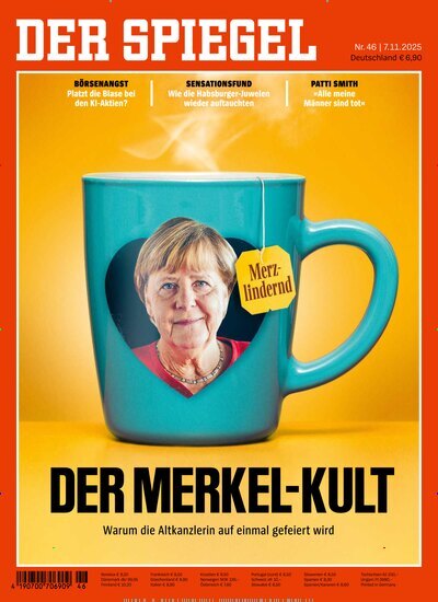 Titelbild der Ausgabe 46/2025 von Der Spiegel. Diese Zeitschrift und viele weitere Wirtschaftsmagazine und Politikmagazine als Abo oder epaper bei United Kiosk online kaufen.