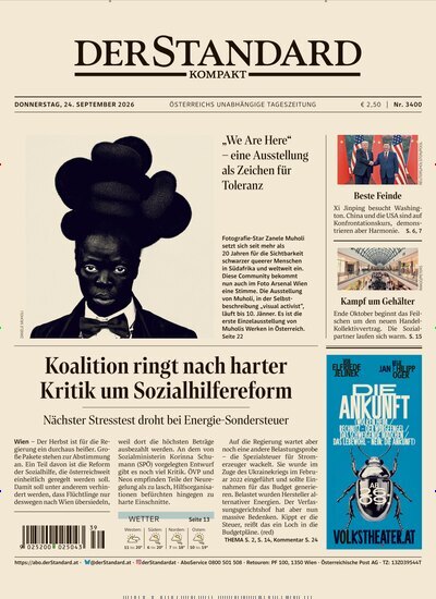 Titelbild der Ausgabe 400/2026 von Der Standard Kompakt. Diese Zeitschrift und viele weitere Zeitungsabos als Abo oder epaper bei United Kiosk online kaufen.