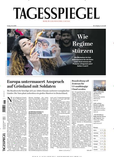Titelbild der Ausgabe 15/2026 von Der Tagesspiegel. Diese Zeitschrift und viele weitere Zeitungsabos als Abo oder epaper bei United Kiosk online kaufen.