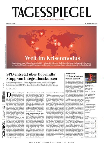 Titelbild der Ausgabe 43/2026 von Der Tagesspiegel. Diese Zeitschrift und viele weitere Zeitungsabos als Abo oder epaper bei United Kiosk online kaufen.