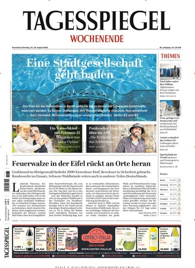 Titelbild der Ausgabe 220/2026 von Der Tagesspiegel. Diese Zeitschrift und viele weitere Zeitungsabos als Abo oder epaper bei United Kiosk online kaufen.