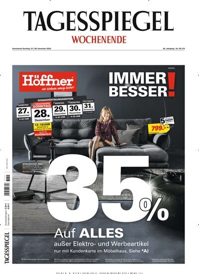 Titelbild der Ausgabe 350/2025 von Der Tagesspiegel. Diese Zeitschrift und viele weitere Zeitungsabos als Abo oder epaper bei United Kiosk online kaufen.