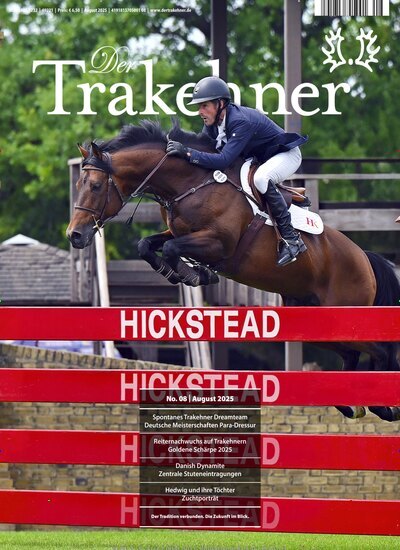 Titelbild der Ausgabe 8/2025 von Der Trakehner. Diese Zeitschrift und viele weitere Sportmagazine als Abo oder epaper bei United Kiosk online kaufen.