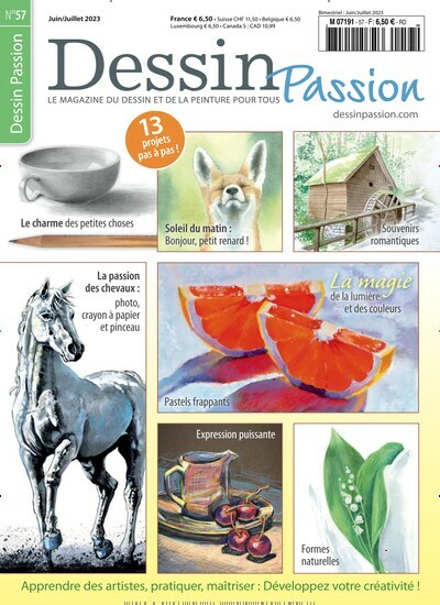 Titelbild der Ausgabe 57/2023 von Dessin Passion. Diese Zeitschrift und viele weitere Modemagazine und DIY-Magazine als Abo oder epaper bei United Kiosk online kaufen.