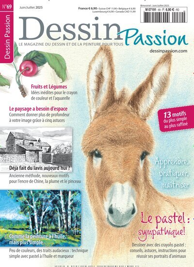 Titelbild der Ausgabe 69/2025 von Dessin Passion. Diese Zeitschrift und viele weitere Modemagazine und DIY-Magazine als Abo oder epaper bei United Kiosk online kaufen.