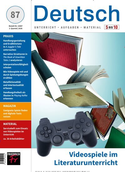 Titelbild der Ausgabe 87/2026 von Deutsch Klasse 5-10. Diese Zeitschrift und viele weitere Zeitschriften für Pädagogik als Abo oder epaper bei United Kiosk online kaufen.