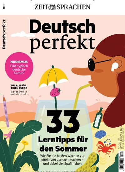 Titelbild der Ausgabe 9/2025 von Deutsch perfekt. Diese Zeitschrift und viele weitere Reisemagazine, Freizeitmagazine und Wissensmagazine als Abo oder epaper bei United Kiosk online kaufen.