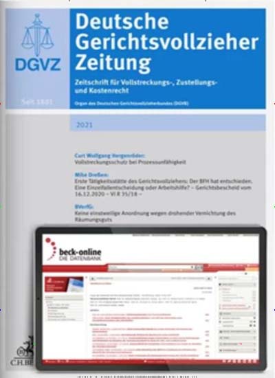 Titelbild der Ausgabe 3/2024 von Deutsche Gerichtsvollzieher Zeitung (DGVZ). Diese Zeitschrift und viele weitere Jurazeitschriften und Zeitschriften für Verwaltung als Abo oder epaper bei United Kiosk online kaufen.
