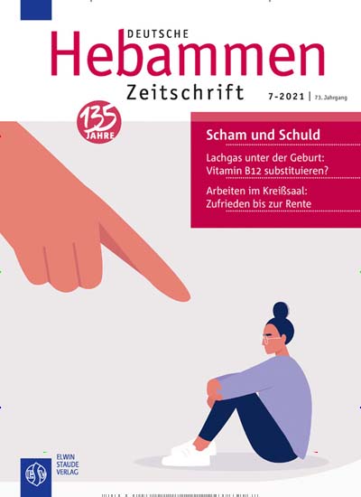 Titelbild der Ausgabe 7/2021 von Deutsche Hebammen-Zeitschrift. Diese Zeitschrift und viele weitere Pflegezeitschriften und medizinische Fachzeitschriften als Abo oder epaper bei United Kiosk online kaufen.