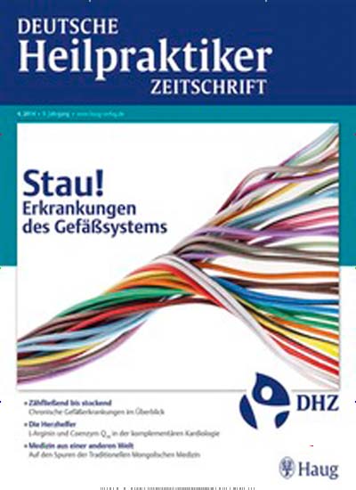 Titelbild der Ausgabe 1/2021 von Deutsche Heilpraktiker Zeitschrift - DHZ. Diese Zeitschrift und viele weitere Pflegezeitschriften und medizinische Fachzeitschriften als Abo oder epaper bei United Kiosk online kaufen.